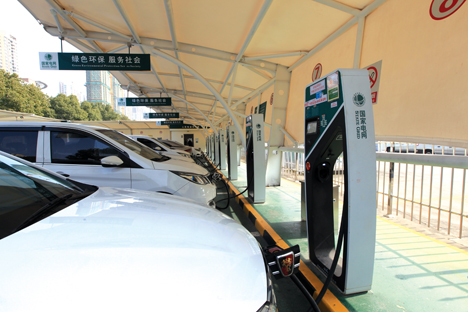 常熟充電站項目均由宏宇公司完成土建、安裝與運維